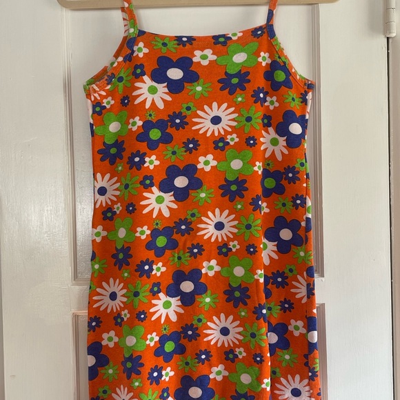 90s Grunge Flower Power Mini Babydoll Dress size XS MINT CONDITION - Picture 4 of 9